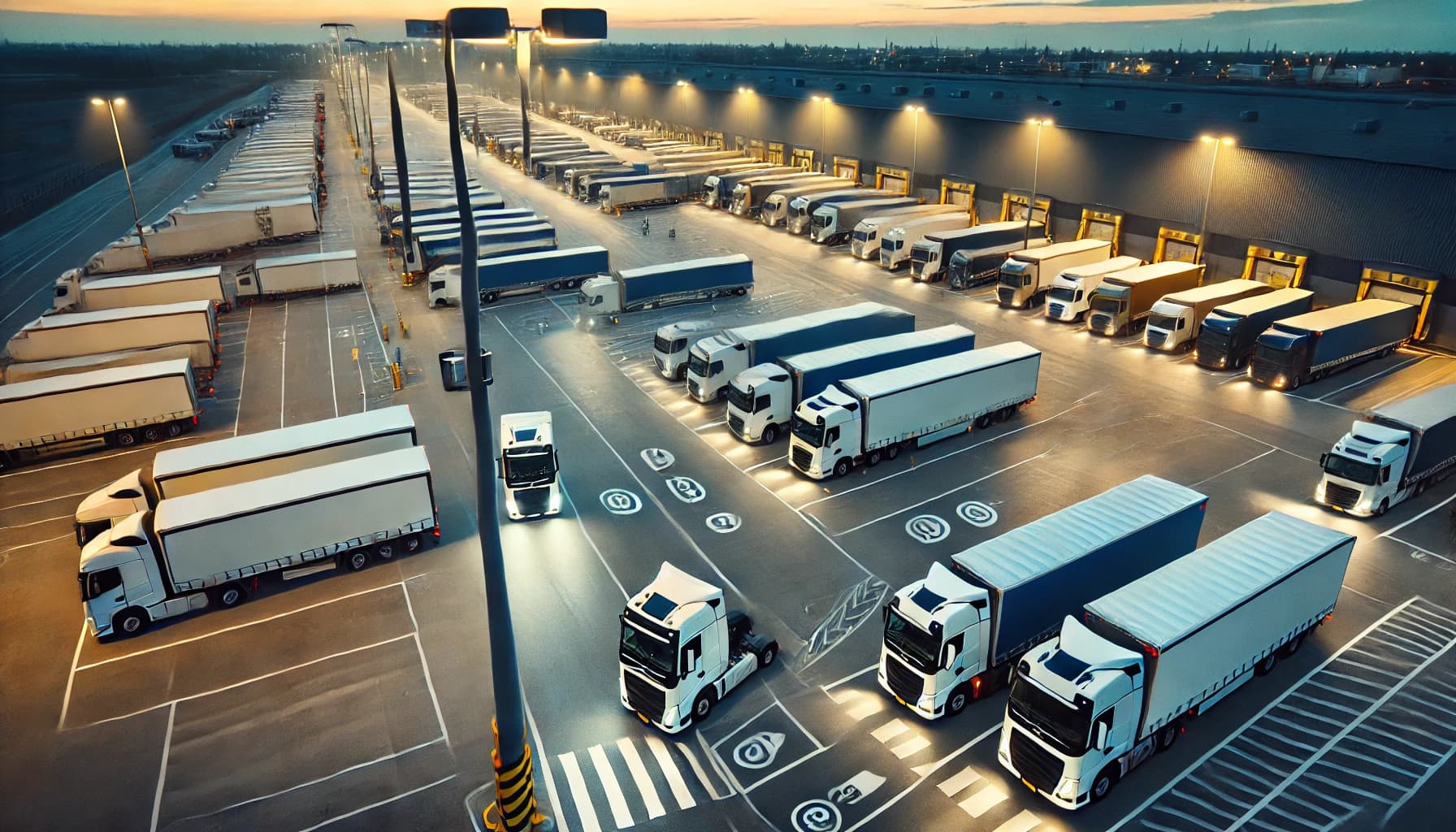 P and J Truck Parking facility